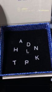 Dây Chuyền Bạc Nữ S925 Cao Cấp Jensy Mặt Chữ Cái "Alphabet" VCARD0846. Vòng Cổ Bạc Nữ