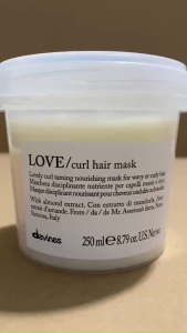 Mặt Nạ Hấp Dầu Ủ Tóc Davines Love Curl Hair Mask Dành Cho Tóc Gợn Sóng Tóc Quăn 1000ml