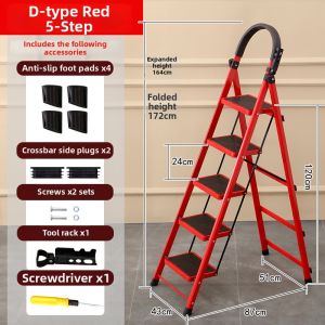 Portable Adjustable Extension Ladder Semi-Insulated