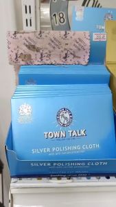 ผ้าขัดทอง ผ้าขัดเงิน ผ้าขัดเครื่องประดับอาบน้ำยา แบรนด์ Anti Tarnish silver polishing cloth Towntalk Silver sachitools - 34,900 บาท