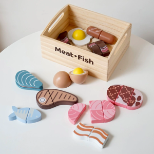 nunukids | Educational Fruit and Vegetable Wooden Toy