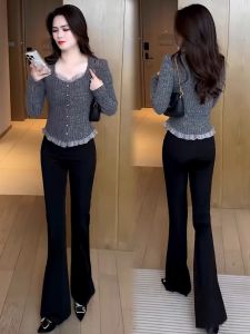 Fashionable Long Sleeve T-Shirt Womens Spring New Style Square Collar Short Base Shirt French Elegant Small Shirt Top