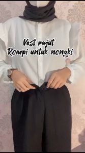 ROMPI VEST RAJUT SHIDOW FL||OUTER KOREAN||CARDIGAN RAJUT