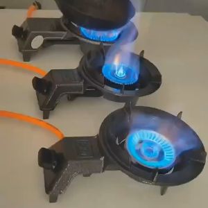 Heavy Duty Gas Stove Cast Iron Single Burner kitchen household quick pan thickened gas cooker