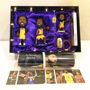 Los Angeles Lakers Davis Doll Collectible Toy Box Gift Basketball Birthday Present for Boys Graduation Souvenir Fan Gear