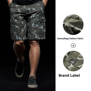 Jeep | Jeep Outdoor Casual Pants Mens Summer Print Camouflage Breathable Five-Quarter Lightweight Sports Climbing Shorts