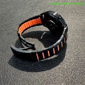 22mm Stainless Steel Band for Huawei Watch GT6 GT5 GT4/Pro 46mm No Gaps Strap for Huawei Ultimate/GT Runner 2 Replacement Strap