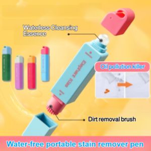 💓💓High-efficiency cleaning/portable magic anti-fouling stain removal pen/savior for stain-free clothing [Hot-selling product] Water-free instant stain removal for white clothing oil removal artifact免水洗去污笔