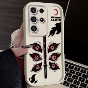 Bandai | Ốp Điện Thoại Silicon Mềm Demon Slayer Kokushibo Cho Samsung Galaxy S26 S25 Edge S24 S23 Ultra S22 Plus A07 A17 4G A37 A57 5G - Chống Sốc Chống Bụi