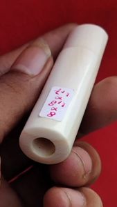 Pipa GG Lokal Bulat Klasik Semilengkung Mulus Panjang 8cm Ori