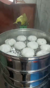 Nồi hấp bánh bao 3 tầng chạy điện 35cm 20-25 Bánh/Lần Hấp bảo hành 12th có cảnh báo chống cháy