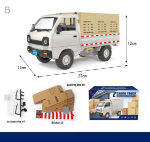 MOBIL REMOTE CONTROL RC PICKUP DAN BOX SUZUKI CARRY SCALE 1:16 2.4 GHZ BATRAI CAS