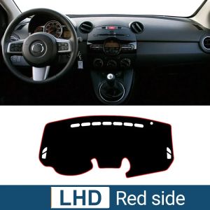 For Mazda 2 DE Demio 2007 2008 2009 2010 2011 2012 2013 2014 Car Dashboard Mat Sun Shade Non-slip Cover Accessories