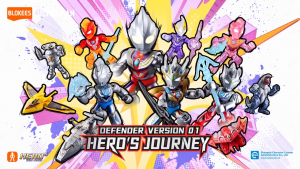 【NEW】BLOKEES Ultraman Defender Version 01 Mini Figure Blind Box Boys Kids Toys | Hadiah Hari Kanak