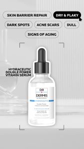 Dr Dermis Hydraceutic Double Power Vitamin B3 + B5 10% 30ml | Relieves Dry & Flaky Skin
