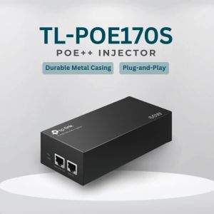 TP-Link Official Store | TL-POE170S | 10/100/1000Mbps 60W Power Supply PoE++ Ethernet Injector