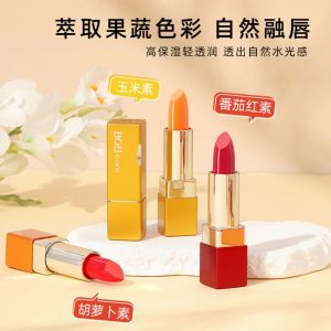 Bob Carrot Reducing Moisturizing Lipstick Color Changing Temperature Sensitive Womens Makeup Non-Stick Cup Lip Gloss