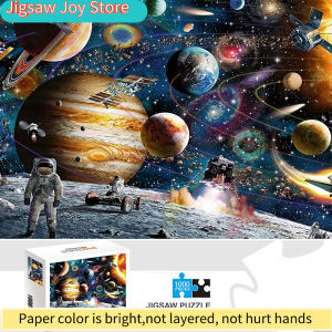 1000 Pieces Space Traveller Jigsaw Puzzle Home Decor Adults Puzzle Games Family Fun Floor Puzzles Educational Toys for Kids