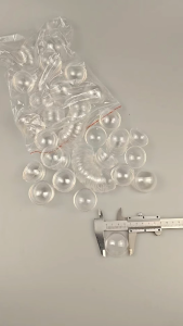 100pcs Transparent Plastic Ferrero Chocolate Bouquet Cup Holder Round Ball Chocolate Cup Holder