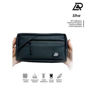 Hand bag pria Silva waterproof anti air original modis bahan tebal