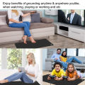 Grounding Mat for Sleep, Energy, Pain Relief, Inflammation, Balance, Wellness. Earth Connected Therapy Indoor Grounding. 