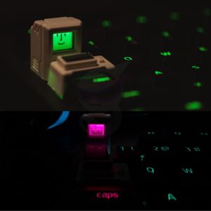 Mini Macintosh & FC Console Keycaps Classic Retro | Keyboard Keycaps | Cute Keycap | Magnetic Keycaps