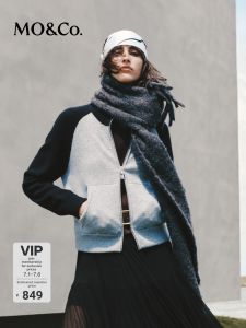 MO&Co. | Color Block Knit Cardigan