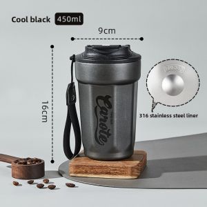 CAROTE | Portable Insulated Stainless Steel Coffee Cup
