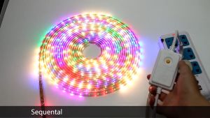 ADAPTOR SOKET LAMPU LED STRIP SELANG RGB 220V + REMOTE