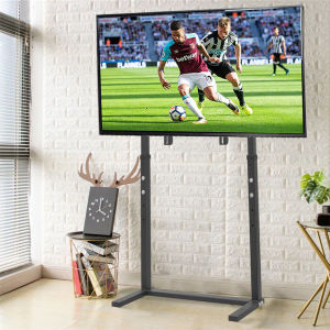 WISFOR 32-65" Large TV Floor Stand Base TV Mount Holder Bracket Adjustable Height Living Room Bedroom Office