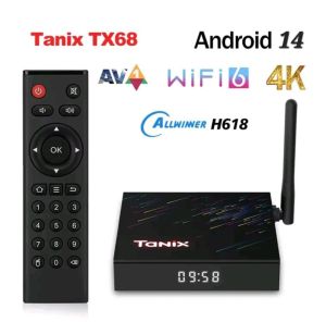 Media Player TANIX TX68 | Android TV Media Box | One Time Payment 4K PREVIEW | 4GB RAM | 32GB ROM