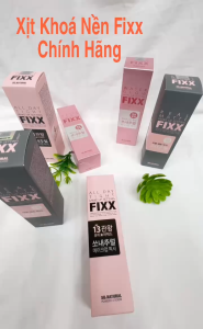 Xịt Khóa Nền Make Up Setting Fixx So Natural All Day Tight Giữ Nền Lâu Trôi Căng Bóng Mịn Lì/  Make Up Setting Fixx So Natural All Day Tight Real Matte 120ml 75ml 35ml