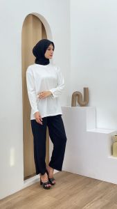 Kaos Oblong Oversize & Swetwear Wanita Motif Gemes Huruf C