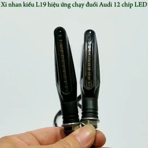 Xi Nhan Kiểu L19 Hiệu Ứng Chạy Đuổi Audi 12 Chip LED Chống Gãy Chống Nước Kết Hợp Các Loại Lông Đền (Giá 1 Cặp)