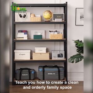 24 Hours Shipped Big Size 100/120*30*180 CM Bearing 500KG Shelf 5 Layer Angle Steel Rack Shelves Adjustable Heavy Duty Storage Organizer Shelf