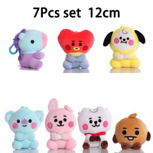ZXZ | 12cm Kawaii Cute Plush Mini Doll B-T-21 Cartoon Plush Sheep Koala Love Biscuit Little Yellow Dog Plushs Pendant Fun Fan Gifts