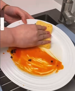 天然木浆棉 洗碗刷锅神器 快速去污/结实耐用natural wood pulp cotton  Dishwashing and pot-washing tool  Quick stain removal/strong and durable