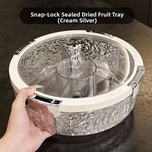 Hourleey | Luxury Premium Sealable Nuts and Candy Storage Box Divided