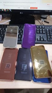 Sarung Buku Mirror Case & 360 Protection Flip Case Untuk Samsung A13, A31 & A53 5G