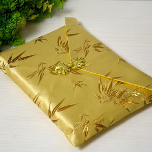 High-End Double-Layer Thickened Large Chinese Style Buddhist Text Book Bag Set Pen Case Holder Fabric Binding Envelope Style