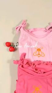 Dress Kareema Embordy Baju Bayi Anak Perempuan Lucu Maybee Oneset 6-24 Bulan