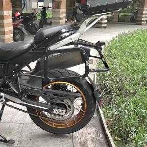 Waterproof 1 pair Universal Motorcycle Side Bag Anti-fall Saddle Tail Rear Bag Travel Luggage Storage Bag
