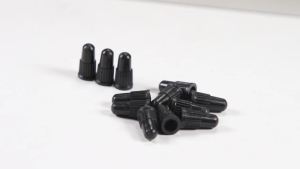 Black Presta Valve Caps Plastic Bike Tire Caps Air Dust Covers-Used on Presta/French Valves for Bicycle MTB Mountain/Road Bike