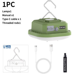 MOSLIGHTING LED Outdoor Tent Light 13500mah USB Charging Night Light Waterproof Emergency Flashlight Portable Work Light Fishing