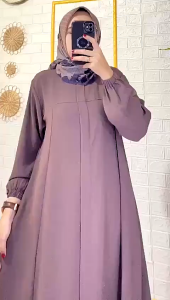 GAMIS MARYAM JUMBO TERBARU ABAYA BASIC DRESS // GAMIS POLOS JUMBO BUSUI