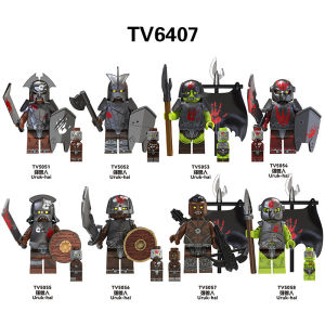 Domestic Building Blocks Ring King Hobbit Strong Beastman Assembly Childrens Educational Toys TV6407 Compatible Mini Figures