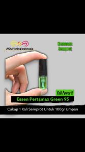 Essen Semprot PERTAMAX GREEN 95 Campuran Umpan Pancing Ikan 2ml