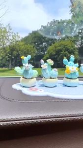 Bình Hoa Xương Rồng Dễ Thương Trang Trí Bàn Làm Việc Tủ Sách Quà Tặng Taplo Ô Tô otofunmoclan