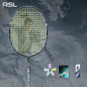 RSL | Full Carbon Ultra-light Offensive Badminton Racket 4U