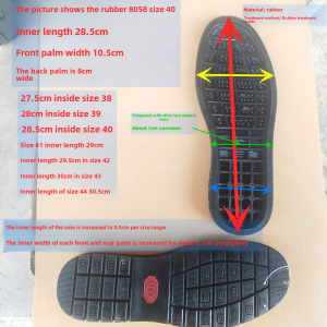 Online Leather Shoes Qile Mens Retro Upper Stitching Non Slip Rubber Sole Upper Trunking Replacement Worn-out Sole